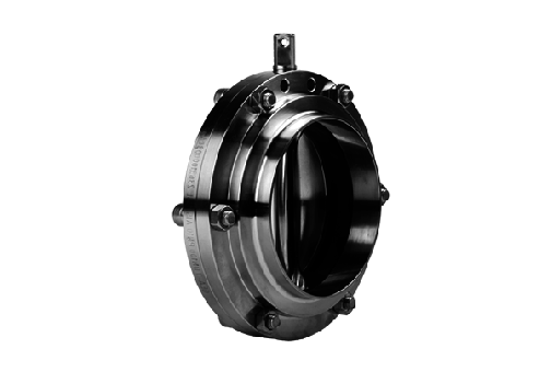 GEA Hygienic Butterfly Valve Type 711, Weld/Weld, AISI 316L/EPDM, Ra. 0,8 µm, ISO, ohne Handgriff 