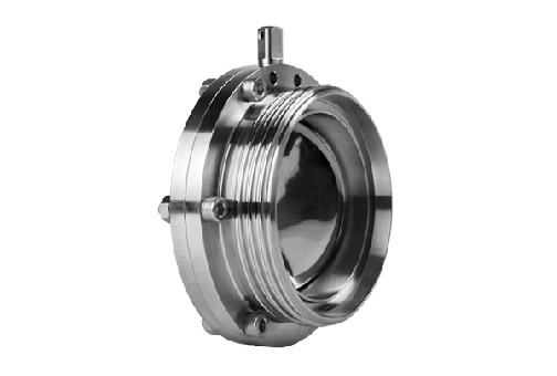 GEA Hygienic Butterfly Valve Type 721, Male/Weld, AISI 316L/EPDM, Ra. 0,8 µm, DIN, ohne Handgriff 